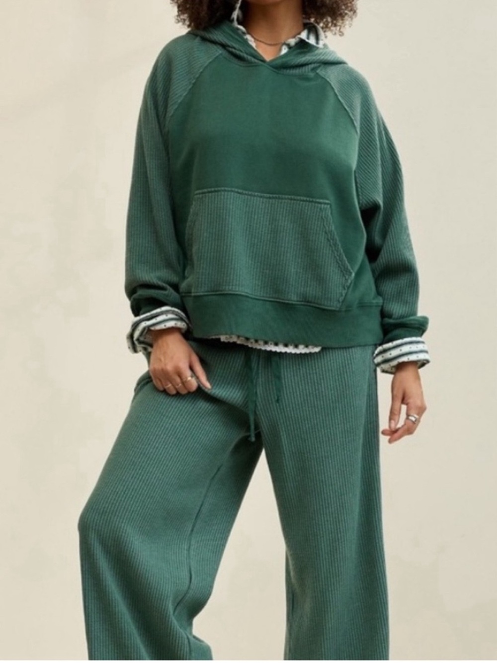 Aerie Essential Waffle Hoodie
